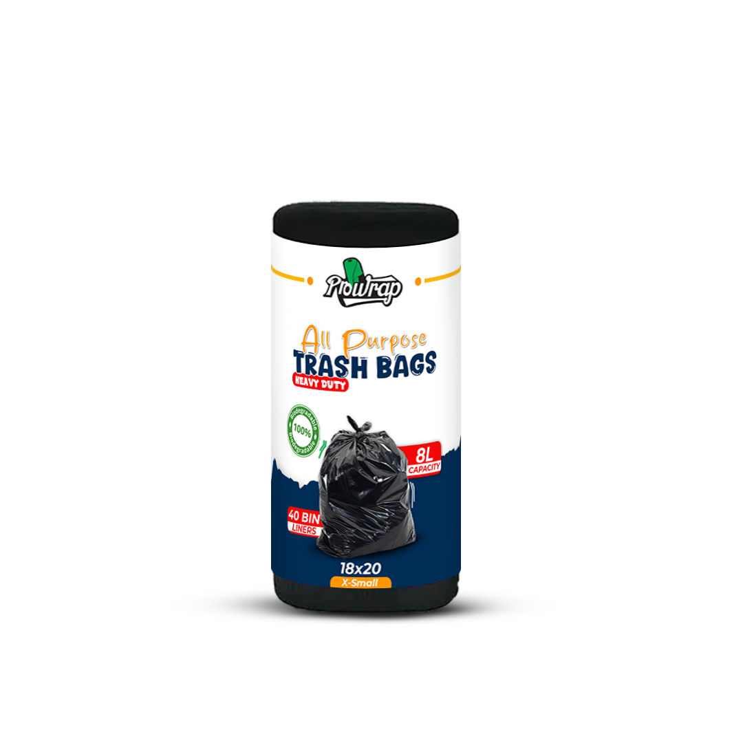 Prowrap Trash Bags – 18" x 20" Mini