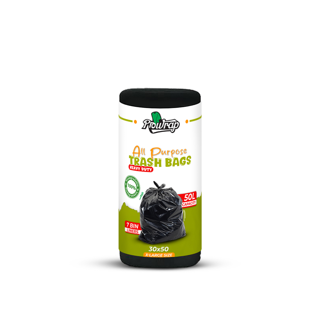Prowrap Trash Bags – 30" x 50" Extra Large